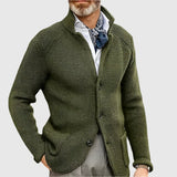 Ovidiu – Cardigan waffle cu guler