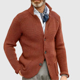 Ovidiu – Cardigan waffle cu guler