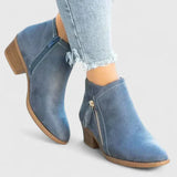 Dorina – Botine cu fermoar lateral