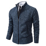 Andrei – Cardigan cu fermoar contrastant