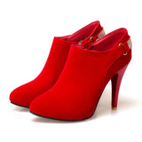 Ariadna – Botine stiletto cu strasuri