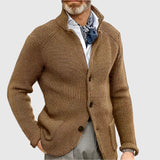 Ovidiu – Cardigan waffle cu guler