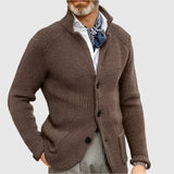 Ovidiu – Cardigan waffle cu guler