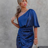Claudia – Rochie asimetrică pe un umăr