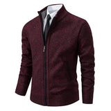 Andrei – Cardigan cu fermoar contrastant
