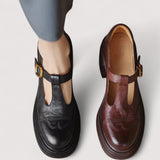 Gherghina-Ioana – Pantofi Mary Jane cu toc bloc