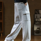 Matei – Pantaloni cargo din polar