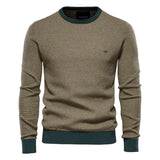 Horia – Pulover texturat cu margini contrastante