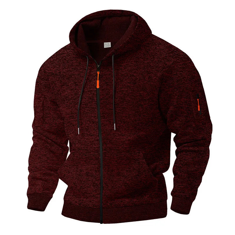 Ilie – Jachetă fleece cu glugă
