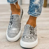 Vasilica – Sneakers slip-on cu imprimeuri