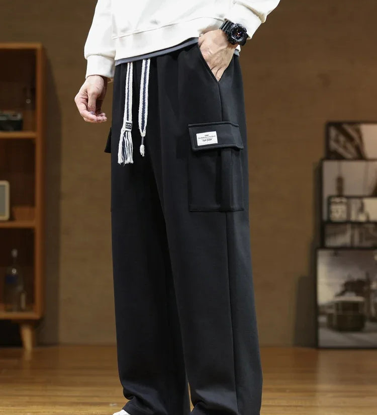 Matei – Pantaloni cargo din polar