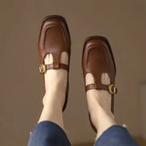 Sabrina – Pantofi T-strap cu cataramă