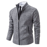 Andrei – Cardigan cu fermoar contrastant