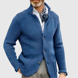 Ovidiu – Cardigan waffle cu guler