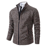 Andrei – Cardigan cu fermoar contrastant