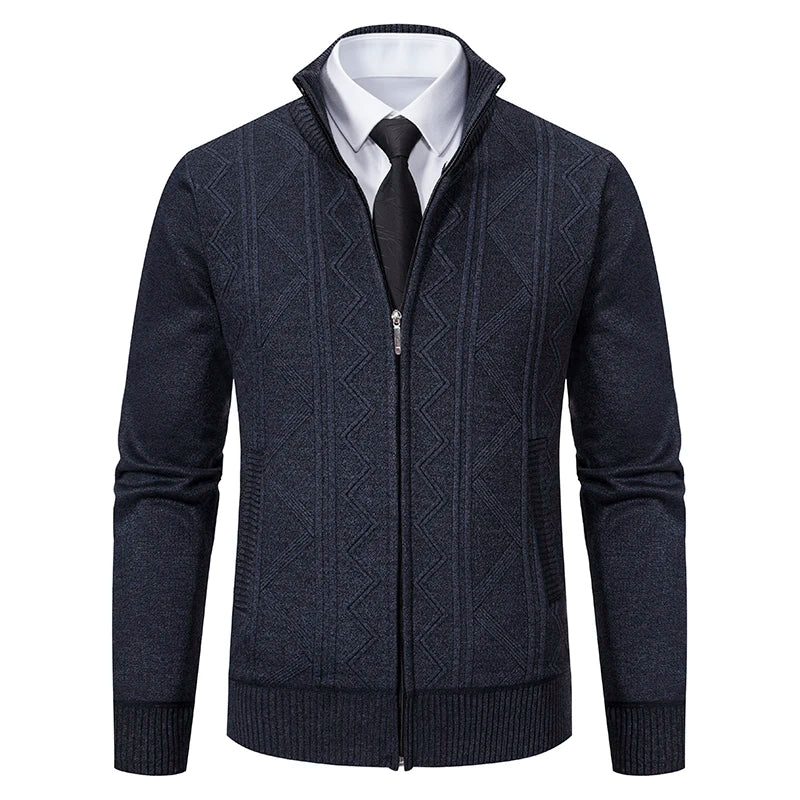 Decebal – Cardigan cu model în zigzag