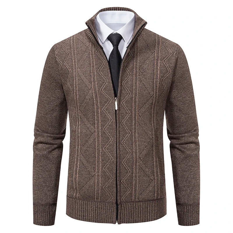 Decebal – Cardigan cu model în zigzag