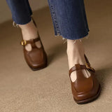 Sabrina – Pantofi T-strap cu cataramă