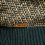 Horia – Pulover texturat cu margini contrastante