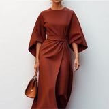 Amelia – Rochie maxi cu mâneci kimono