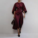 Amelia – Rochie maxi cu mâneci kimono