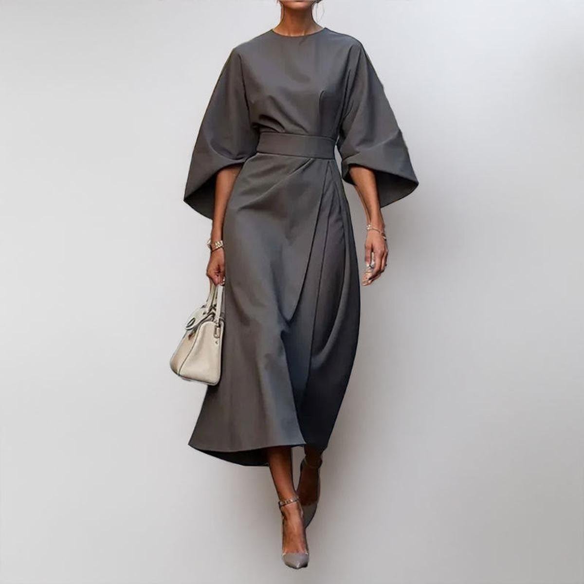 Amelia – Rochie maxi cu mâneci kimono