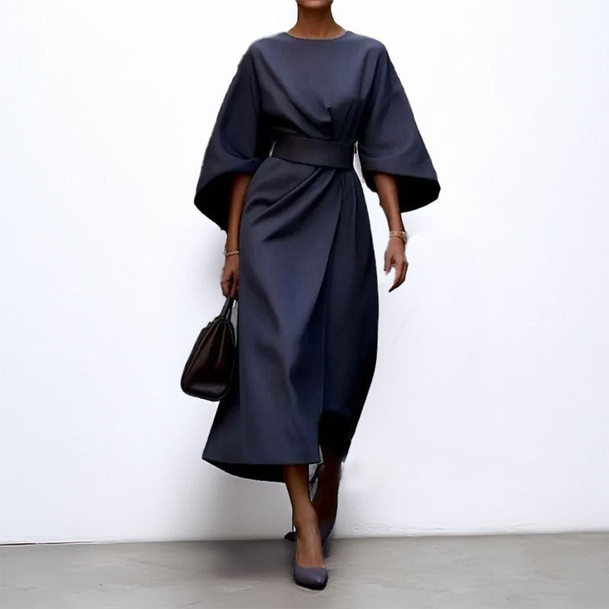 Amelia – Rochie maxi cu mâneci kimono