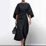 Amelia – Rochie maxi cu mâneci kimono