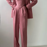 Nadia – Set cu blazer și pantaloni