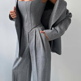 Nadia – Set cu blazer și pantaloni
