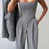 Nadia – Set cu blazer și pantaloni