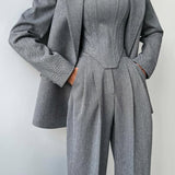 Nadia – Set cu blazer și pantaloni