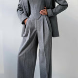 Nadia – Set cu blazer și pantaloni