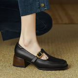 Sabrina – Pantofi T-strap cu cataramă