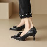 Stana – Pantofi brogue cu fundă