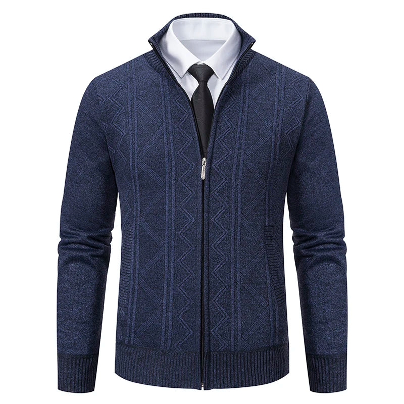 Decebal – Cardigan cu model în zigzag