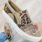 Vasilica – Sneakers slip-on cu imprimeuri