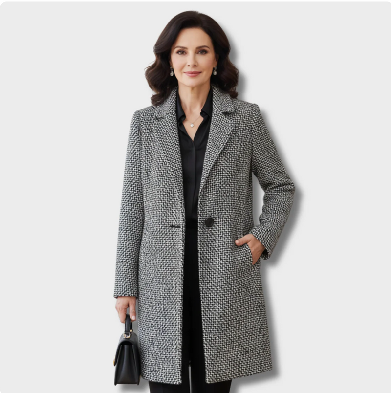 Doina – Palton lung din tweed