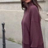 Beatrice – Set bluză lejeră și pantaloni