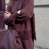 Beatrice – Set bluză lejeră și pantaloni