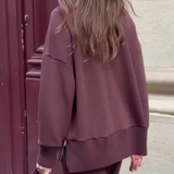 Beatrice – Set bluză lejeră și pantaloni