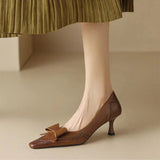 Stana – Pantofi brogue cu fundă