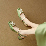Viviana – Pantofi cu floare decorativă