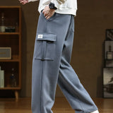 Matei – Pantaloni cargo din polar