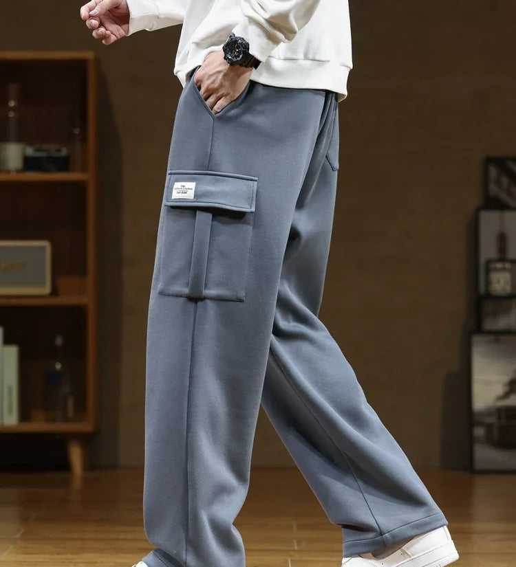 Matei – Pantaloni cargo din polar