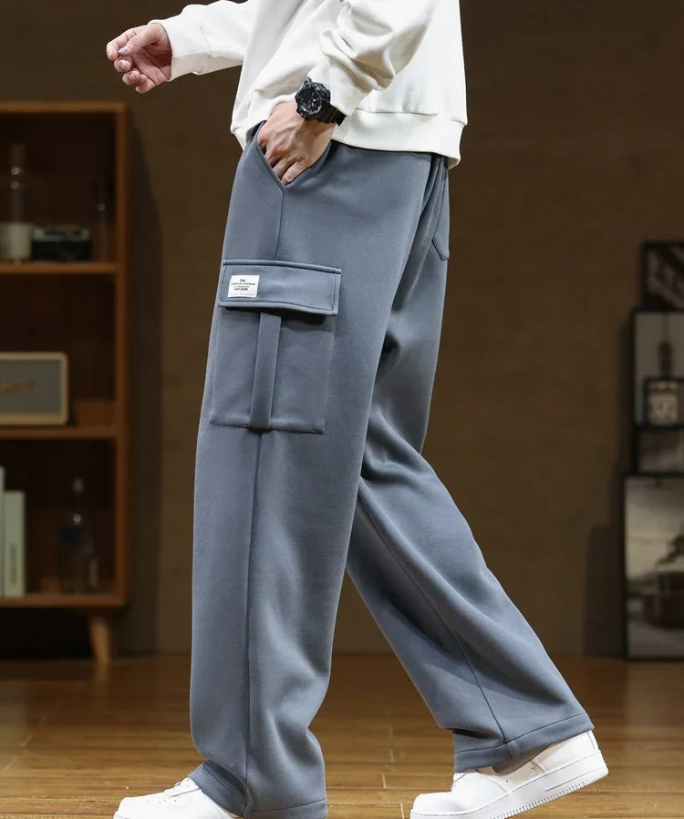 Matei – Pantaloni cargo din polar