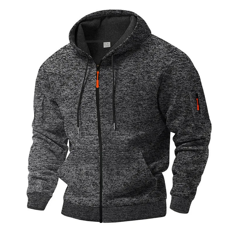 Ilie – Jachetă fleece cu glugă
