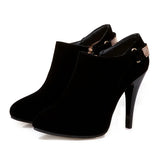 Ariadna – Botine stiletto cu strasuri