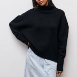 Tinca – Pulover oversize cu guler înalt