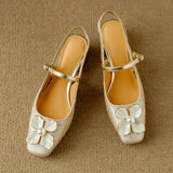 Viviana – Pantofi cu floare decorativă